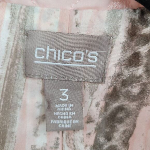 Chico's Vest Quilted Pastel Barbiecore Gorpcore Soft Girl Coquette Pink 3 - Picture 12 of 15